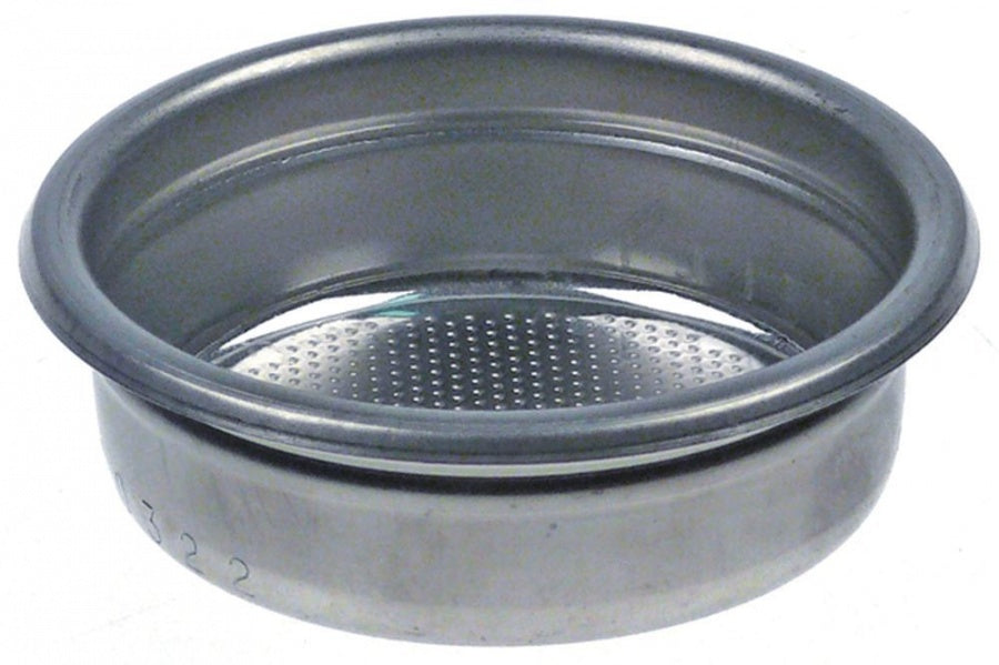 Filtru nepresurizat pentru 2 cafele, exterior ø 70 mm, montare ø 61 mm, H 22 mm, din inox - 527136