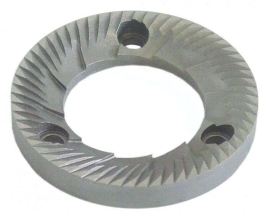 grinding burrs pair turn direction left D1 ø 75 mm ID ø 43 mm H 10,6 mm tooth spacing 4 mm - Code 527236