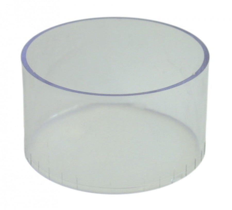 glass cylinder ø 132 mm H 75 mm plexiglas - Code 527326