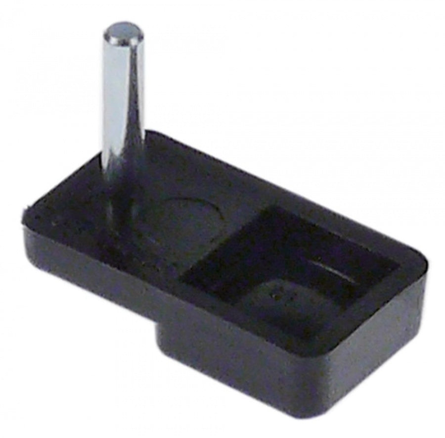 push button for setting ring L 35 mm W 20 mm shaft ø 4 mm shaft length 19 mm - Code 527451