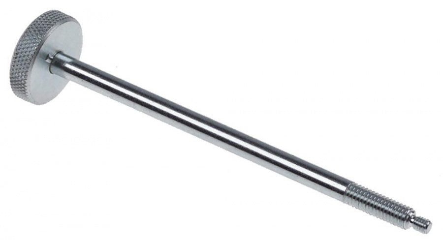 spindle for dosing container shaft length 112 mm T1 M4 T2 M6 handle ø 25 mm shaft ø 6 - Code 527494