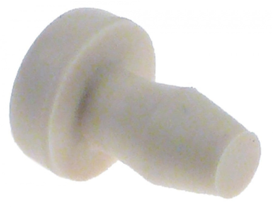 stopper for lever D1 ø 17 mm D2 ø 7 mm H 4 mm rubber - Code 527499