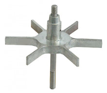 star mounting pos. bottom ø 115 mm shaft ø 8 shaft length 111 mm M8 - Code 527528