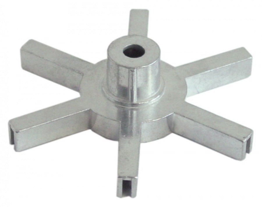 star mounting pos. centre ø 115 mm hole ø 9 mm H 32 mm - Code 527543