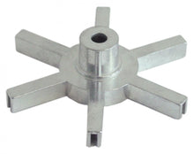 star mounting pos. centre ø 115 mm hole ø 9 mm H 32 mm - Code 527543