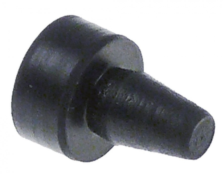 stopper for lever D1 ø 12 mm D2 ø 7 mm H 7,5 mm rubber - Code 527574