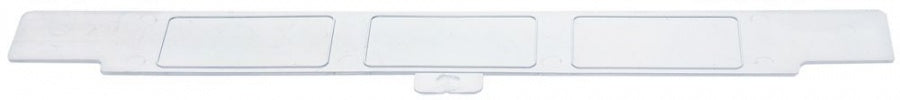 glass plate for dosing container L 370 mm H 43 mm plexiglas - Code 527585