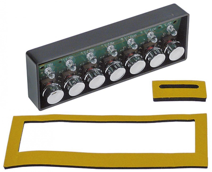 Tastatura cu 7 butoane, 136 x 45 mm - 527776
