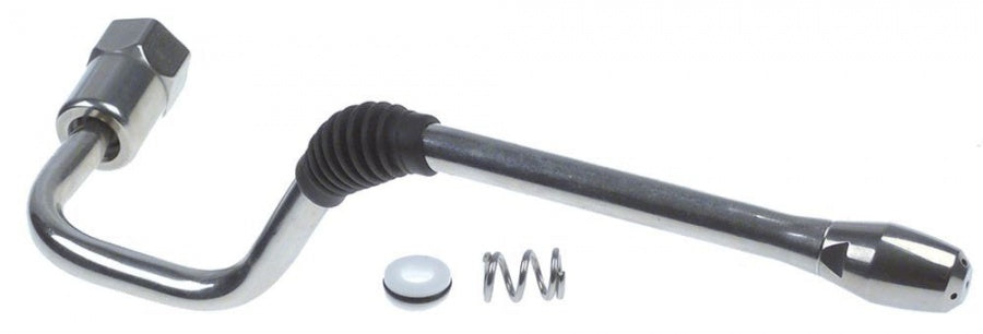 steam pipe mounting pos. left with tube handle 3/8" H 235 mm W 60 mm tube ø 10 mm SS - 527777