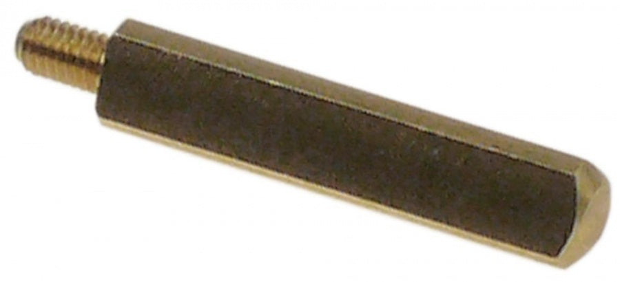 Ax triunghiular din alama, filet M4, L 41,5 mm - 527795