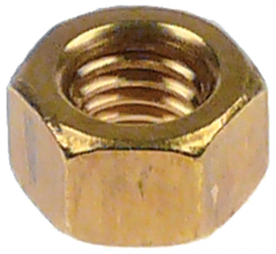 hexagonal nut M8 H 8 mm WS 13 brass Qty 1 pc - 527852