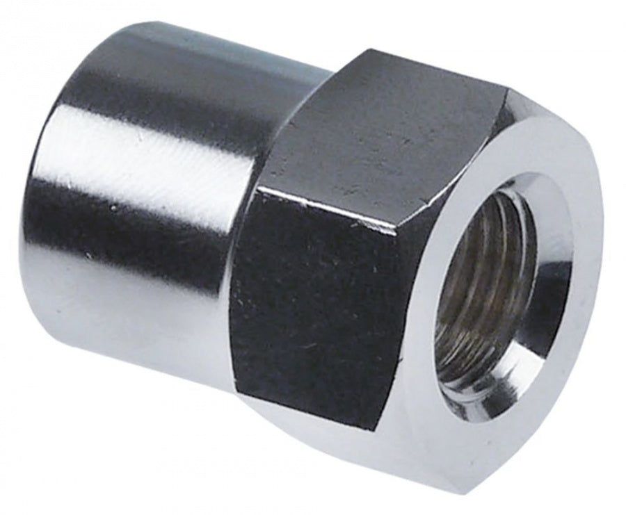 drain pipe ø 20 mm ID ø 16,5 mm L 28 mm T1 1/4" chrome-plated brass - 527989