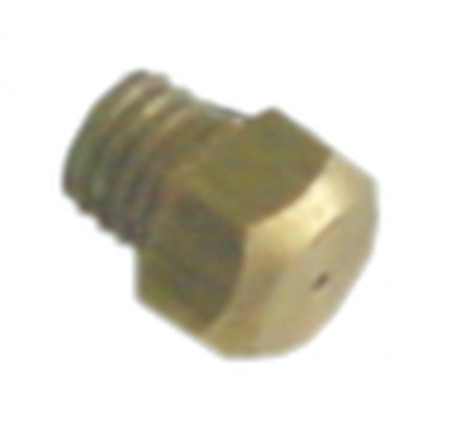 nozzle hole ø 0,7 mm L 8,5 mm M5x0,75 thread length 4,5 mm head thickness 4 mm brass - 528410