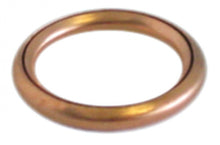 gasket copper D1 ø 22mm D2 ø 16mm thickness 3mm