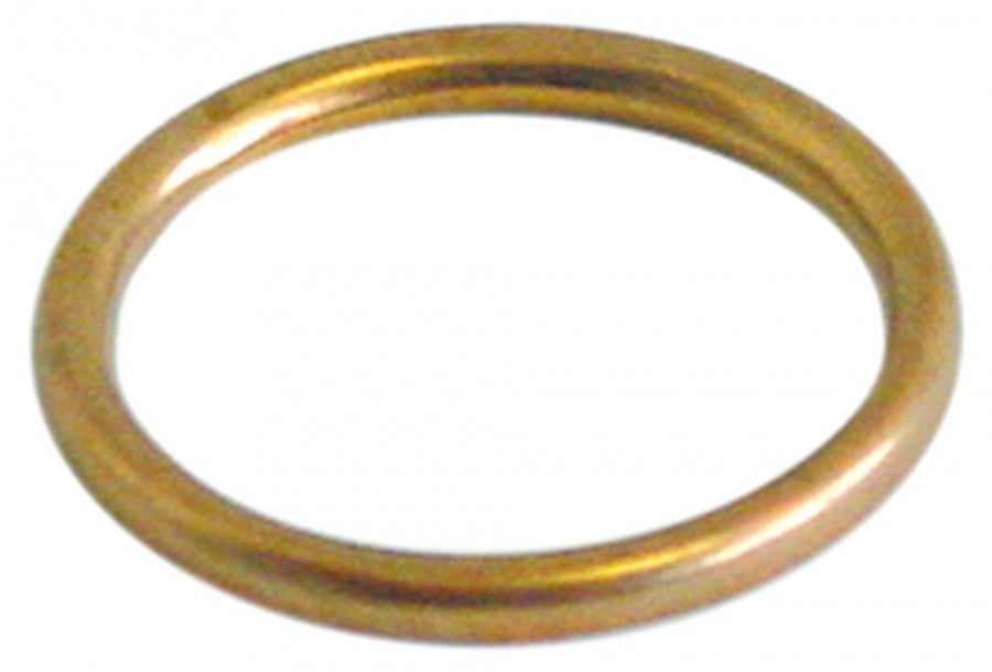 gasket copper D1 ø 32,7mm D2 ø 21,6mm thickness 3,4mm