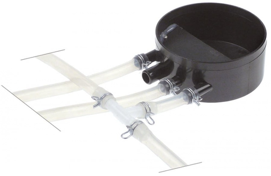 Vas colector de golire racord 3/4" Î 40mm L 90mm L 90mm ø găuri 18mm 3 grupuri - 528984
