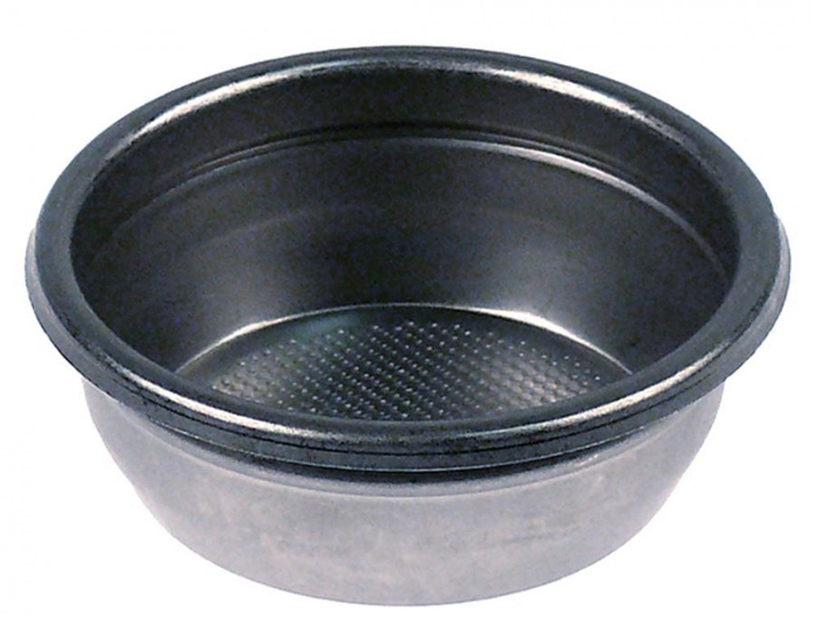 Filtru nepresurizat pentru 2 cafele, ext. ø 70 mm, montare ø 60,5 mm, H 25,5 mm, din inox, 14 gr. cafea, perforatii patrate 0,3 x 0,3 mm - 529013
