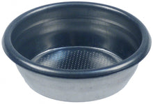 Filtru nepresurizat pentru 2 cafele, exterior ø 70 mm, montare ø 60 mm, H 21 mm, 12 grame cafea, din inox, orificii ø 0,3 mm - 529014