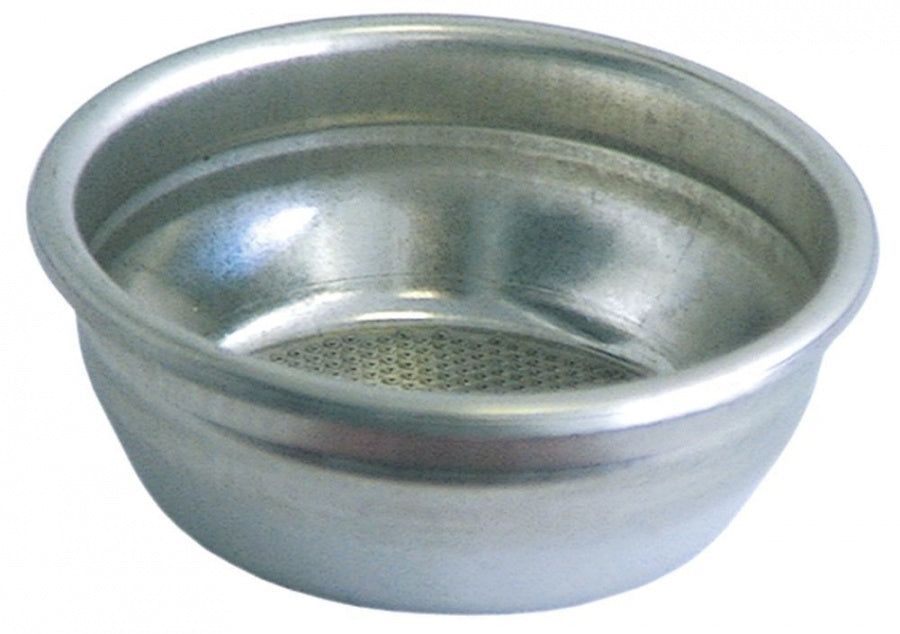 Filtru nepresurizat pentru 2 cafele, exterior ø 68 mm, montare ø 60,5 mm, H 24,5 mm, 14 gr. cafea, din inox, orificii ø 0,4 mm - 529022