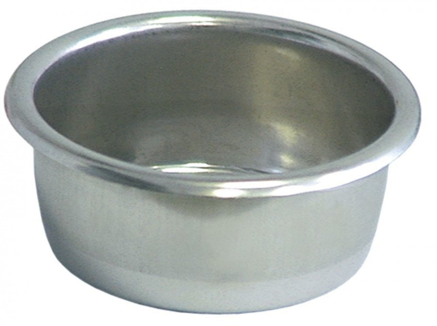 Filtru nepresurizat pentru 2 cafele, exterior ø 67 mm, montare ø 57 mm, H 25 mm, 14 grame cafea, din inox - 529101