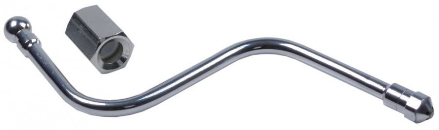 țeavă de abur L 170mm ø țeavă 8mm cromat Serie 85 M10x0,75
