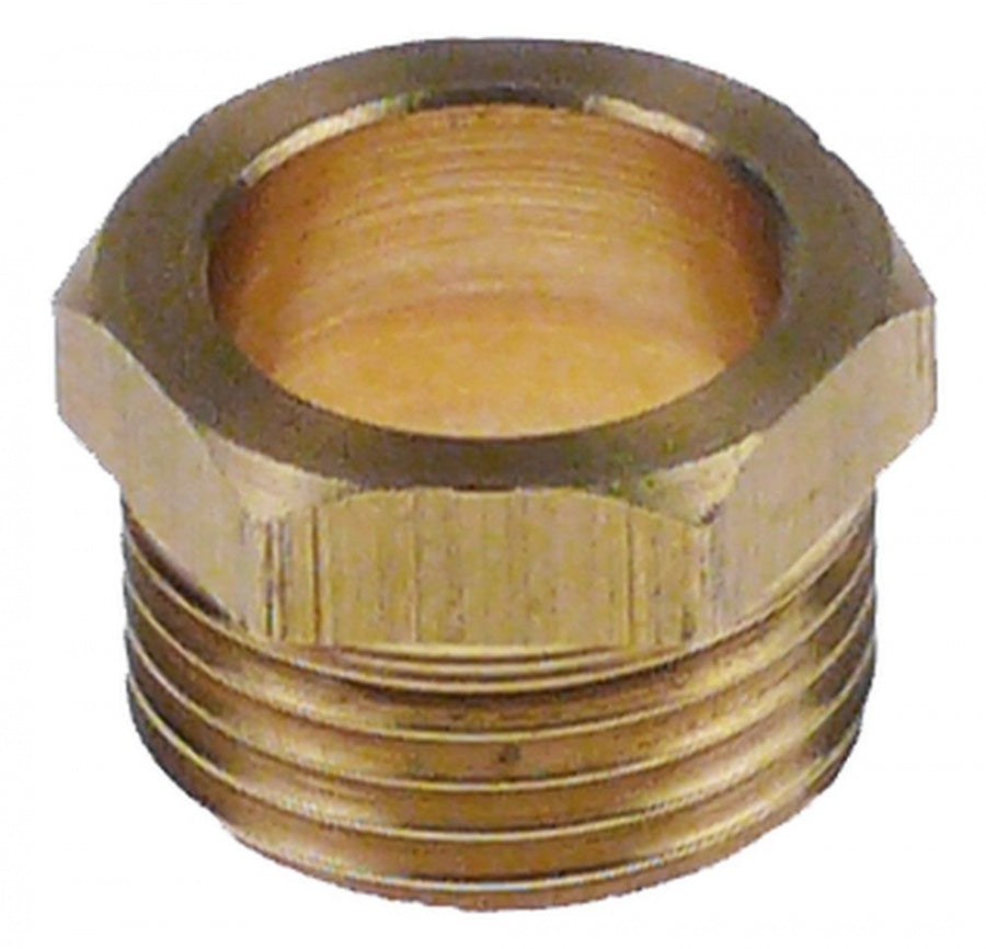 union screw 3/8" hole ø 12,5 mm H 12 mm WS 17 brass - Code 529397