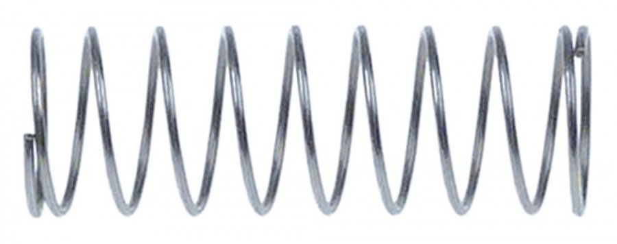pressure spring ø 7,4 mm L 22 mm wire gauge ø 0,45 mm calibrated - 529915