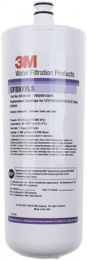Filtru de apa CFS517LS, cu carbon activ - 530009