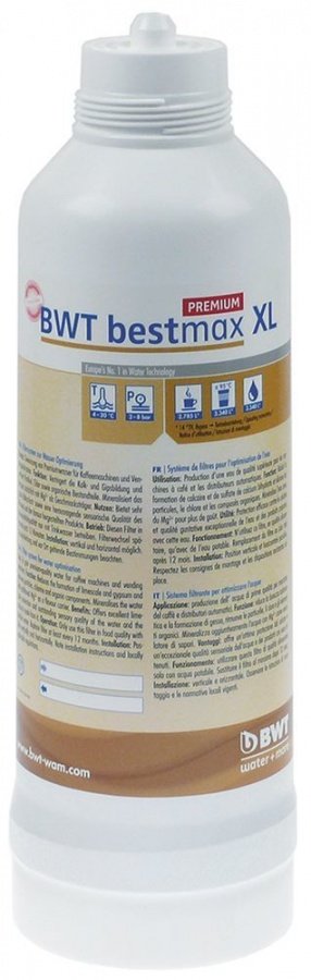 softener cartridge type bestmax XL Premium capacity 4300-5160l operation pressure max 2-8bar