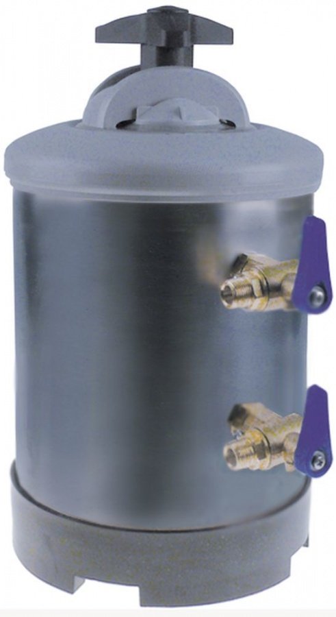 Dedurizator DVA manual cu 2 robineti 3/8", container 5 litri, capacitate 1000 l/h - 530161