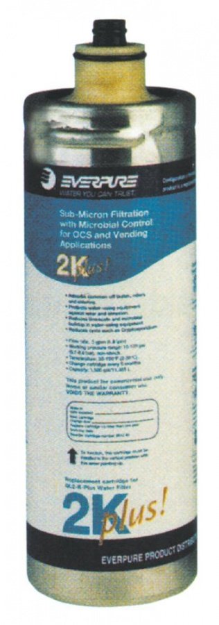  Filtru de apă tip 2K Plus capacitate 2840l ø 80mm Î 260mm rată de scurgere 114l/h EVERPURE - 530176