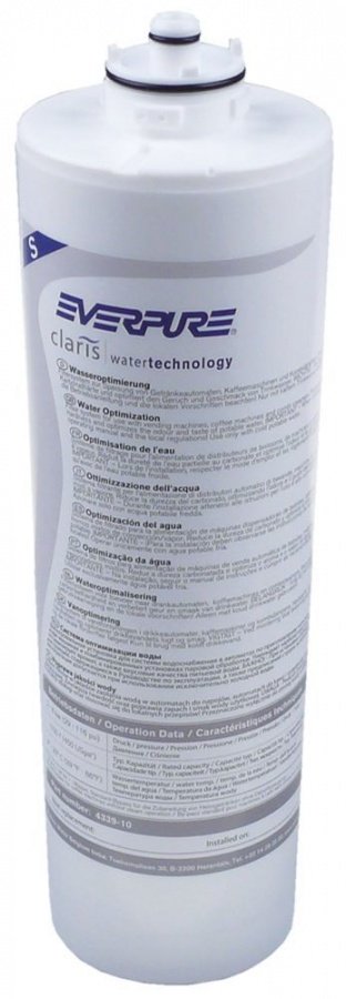 water filter type Claris S operation pressure 2-8bar