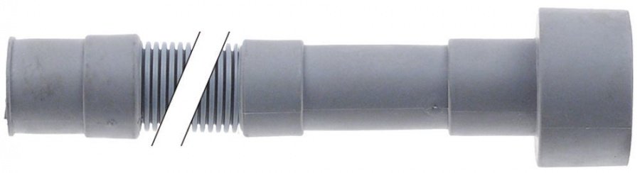 drain hose DN19 L 1500 mm A int. ø 19/23/40mm A ext. ø 45 mm B int. ø 22 mm B ext. ø 26 mm
