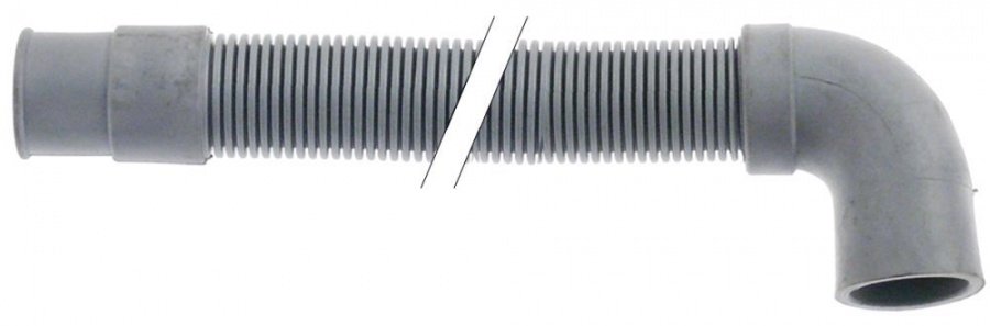 drain hose DN19 L 1900mm straight ø inside 19mm straight ext. ø 25mm elbow ø inside 23mm