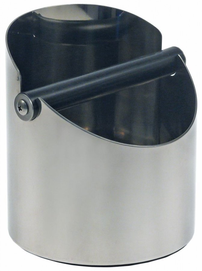 coffee grounds container Î 158mm oțel inoxidabil ø 140mm