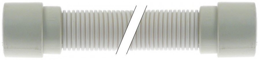 Furtun de evacuare / golire, L 2500 mm, DN31, capat A ø 46x40 mm, capat B ø 46x40 mm - 530872