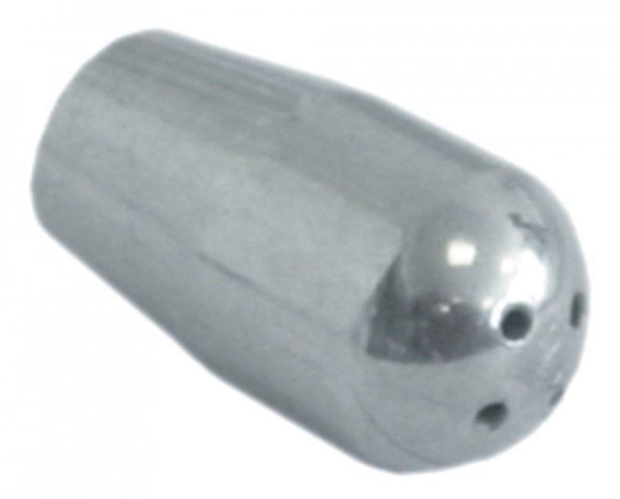 steam nozzle M10x1 ø 16mm L 28mm thread length 13mm 4 holes bore ø 1,5mm