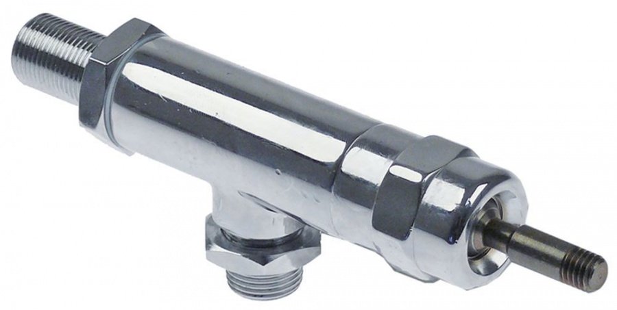 steam/water tap mounting pos. left inlet 3/8" outlet 3/8" shaft M8 shaft length 25mm