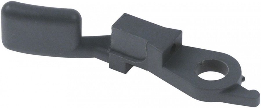 lever left hole ø 16mm L 140mm grey