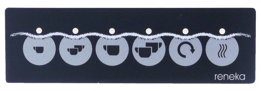 keypad foil buttons 6 suitable for RENEKA L 130mm W 40mm