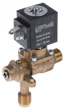 tap body T1 3/8" T2 3/8" with solenoid valve 230 V - 531152