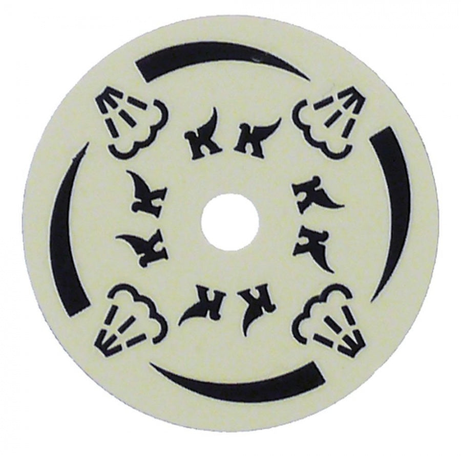 disc steam ø 33,7mm ID ø 4,5mm thickness 1mm yellow for knob ELEKTRA