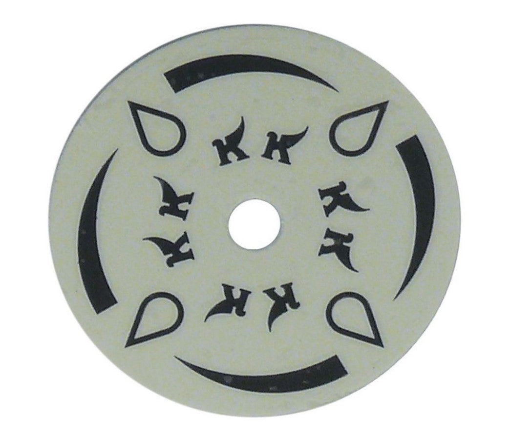 Șaibă/disc apă ø 33,7mm DI ø 4,5mm galben grosime material 1mm ELEKTRA pentru buton