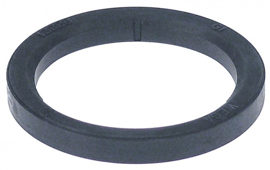 filter holder gasket with bevel 45x2 D1 ø 73,5mm D2 ø 57,5mm H 8,5mm with inside notch Qty 10 pcs