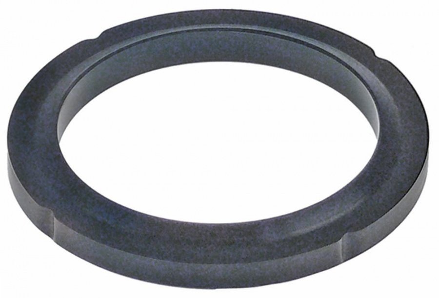 filter holder gasket with ridge D1 ø 72mm D2 ø 55mm H1 8,1mm H2 6,2mm with outside notch -  531224