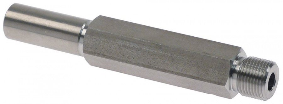 prelungitor pentru clătire ax ø 16mm Î 122mm L filet 12mm DC 19