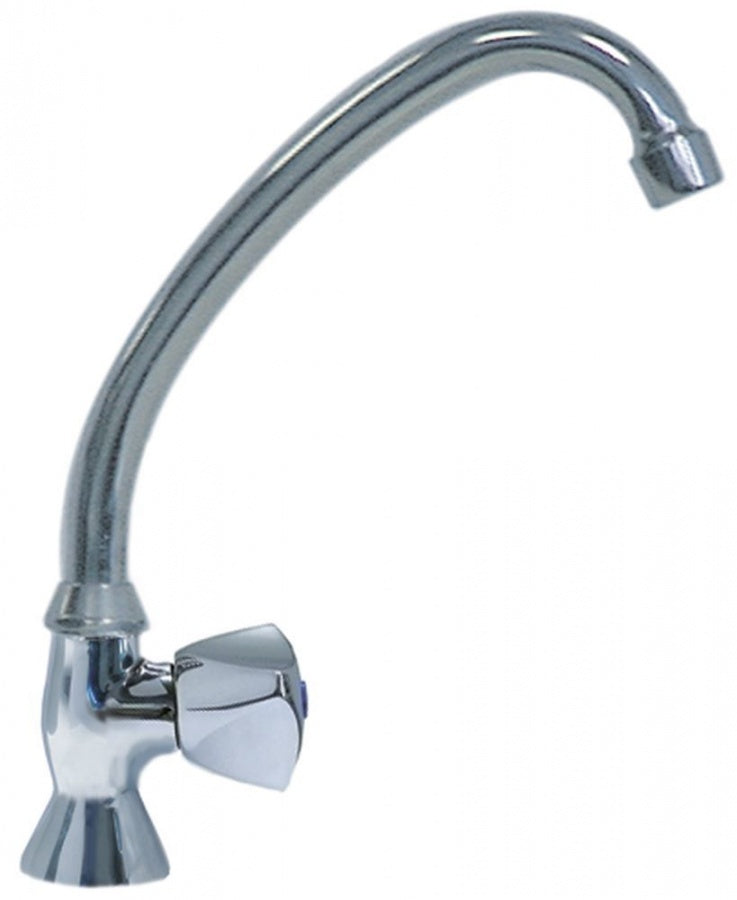 Pillar tap tap head 1/2" connection 1/2" HU-spout spout length 155mm spout height 210mm - 540332
