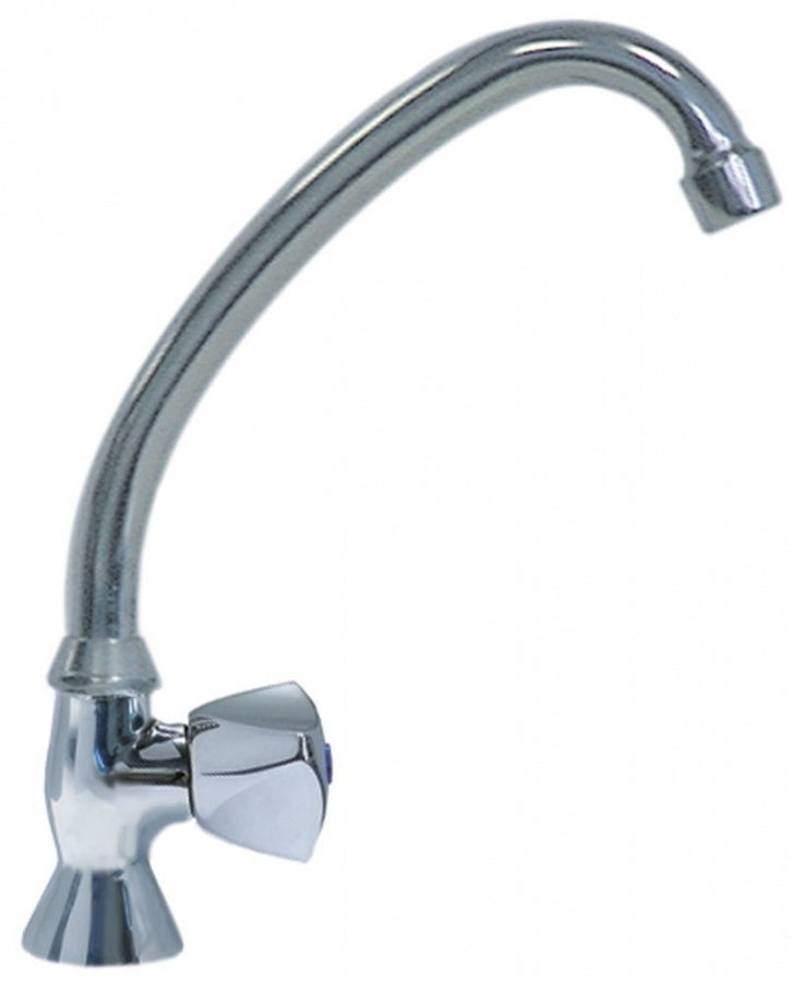 Pillar tap tap head 1/2" connection 1/2" HU-spout spout length 200mm spout height 250mm - 540333