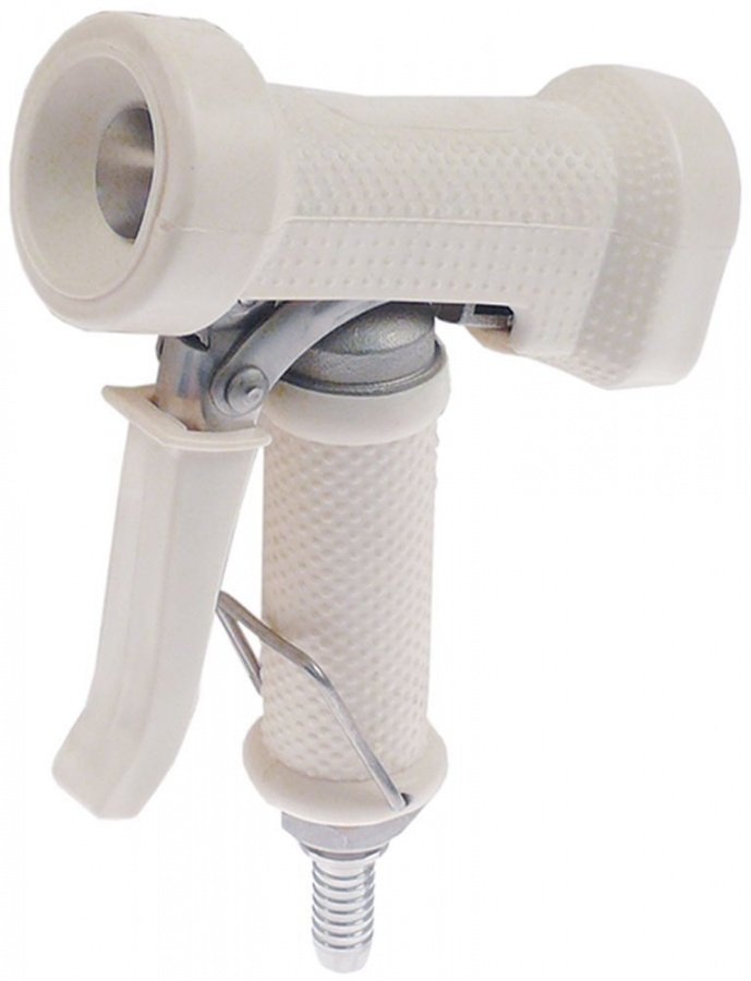 Pistol pulverizator complet, cu clapeta, pentru spalare manuala, racord 1/2", din inox - 540401