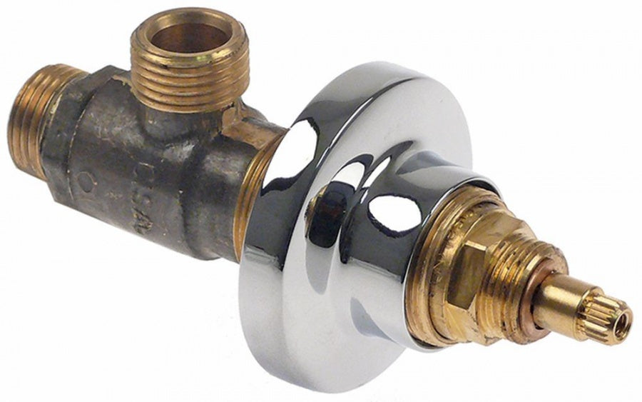 shut-off valve connection 1/2" 1/2" without handle total length 124,5 mm mounting pos. any